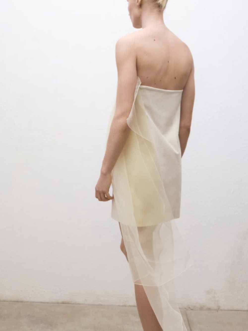 Mango Collection Chiffon Combined Dress Sz4 NWT Out Of Stock Style